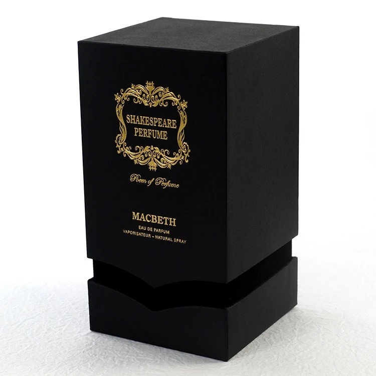 Black Base and Lid Velvet Perfume Box